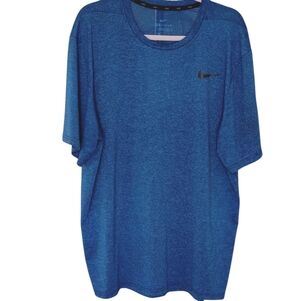 Nike Men's Heathered Blue Short Sleeve Tee